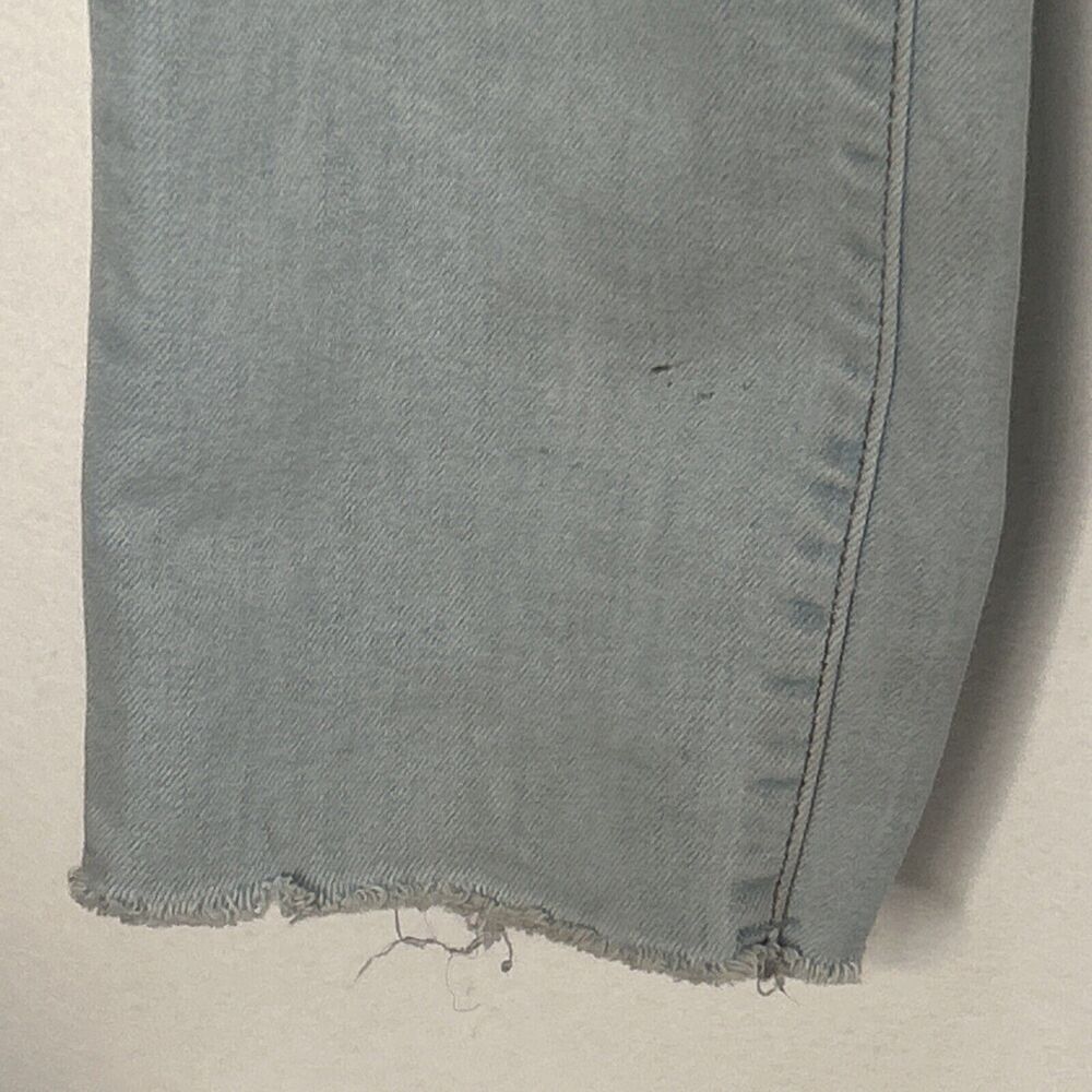 Monfrere Ledger Cropped Dist Capri Jeans Mens W31 x L26 Light Wash Cotton Blend - Picture 2 of 8